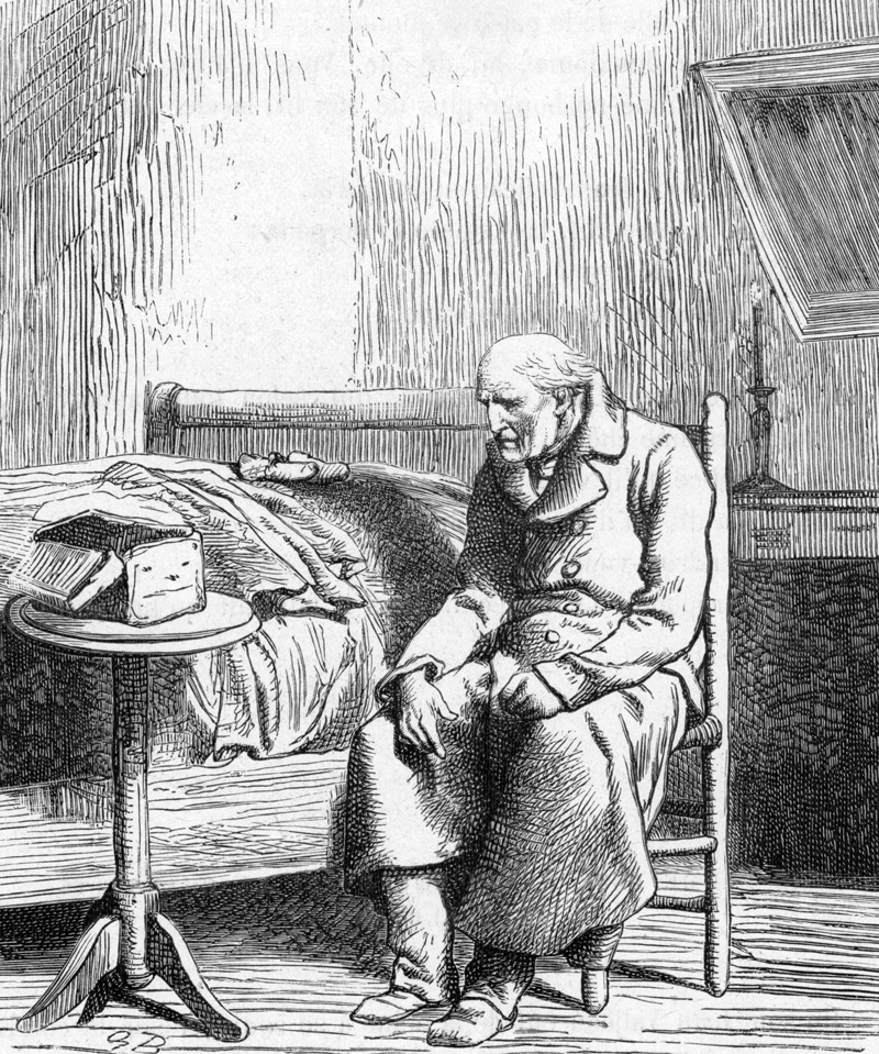 Valjean sous le miroir