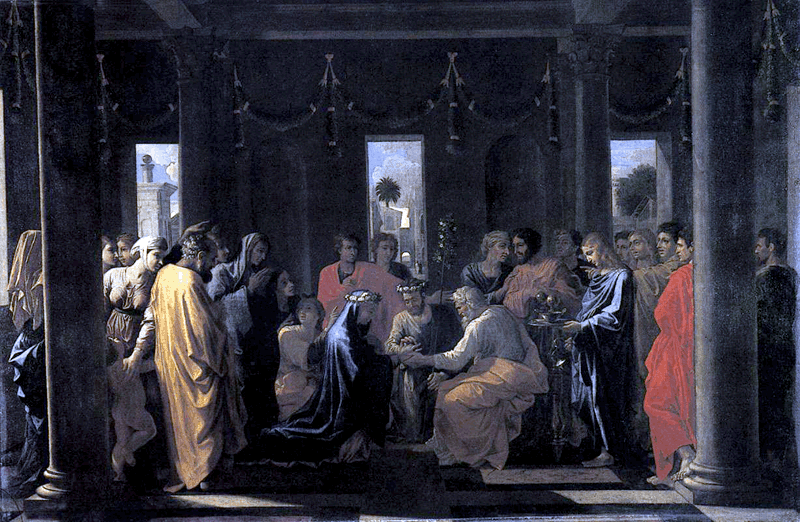 Mariage de la Vierge par Poussin